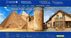 Desktop Screenshot of eurorealplus.sk